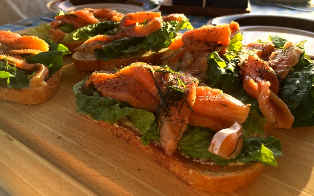 hemgravad lax från Kalix